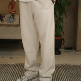 Ecru All Stars Straight Leg Joggers