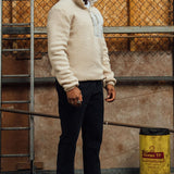 Sand 1/4 Zip Sherpa Jacket