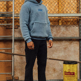 Petrol Tonal Sherpa Hoodie