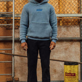 Petrol Tonal Sherpa Hoodie