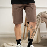 Brown Carpenter Denim Shorts
