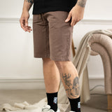 Brown Carpenter Denim Shorts