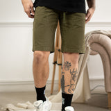 Khaki Carpenter Denim Shorts