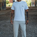 Moon Grey Bubble Straight Leg Joggers