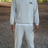 Moon Grey Bubble Straight Leg Joggers