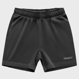 Washed Black Blurred Jogger Shorts