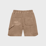 Brown Carpenter Denim Shorts