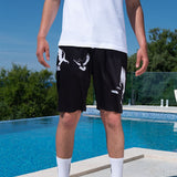 Dove Mesh Black Shorts
