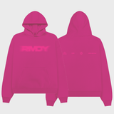 Pink Blurred RMDY. Graphic Hoodie