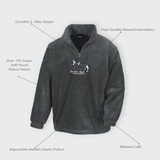 Dove RMDY. Grey 1/4 Zip Fleece