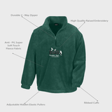 Dove RMDY. Bottle Green 1/4 Zip Fleece