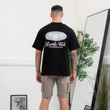 Saints Club Black Graphic Tee