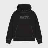 Black Contrast Stitch RMDY. Hoodie