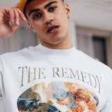 White Art Of The Angel REMEDY. Graphic Tee