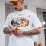 White Art Of The Angel REMEDY. Graphic Tee