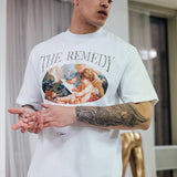 White Art Of The Angel REMEDY. Graphic Tee