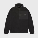 Black Tech 1/4 Zip Sherpa Jacket